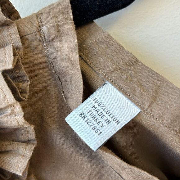 Sibel Saral XS sleeveless top brown cotton - Picture 10 of 12